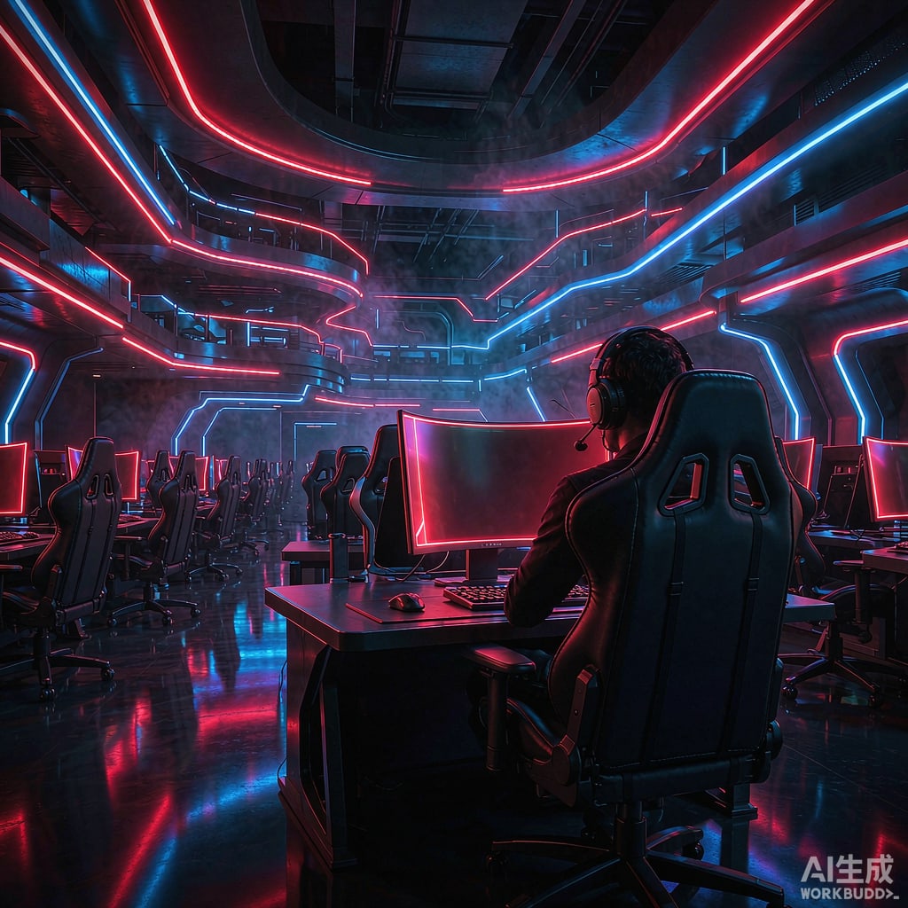 尚风信息管理平台旗下电竞馆内景